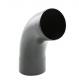 Prefa b�jning 72 grader sort aluminium 80 mm