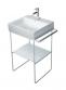 Duravit DuraSquare 50 stativ til h�ndvask - Gulvst�ende - Krom