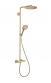 hansgrohe Raindance Select S 240 PowderRain brusesystem - B�rstet bronze