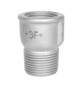GF Galvaniseret forl�ngerstykke - Muffe/Nippel - 1/2