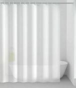 Hefe vandafvisende badeforh�ng 120 x 200 cm - Hvid