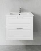 Hafa Grace 60 m�bels�t m/vask - Mat hvid ramme