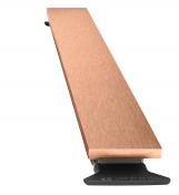 Unidrain Highline panel - Børstet kobber - 300 mm Unidrain Highline panel - Børstet kobber - 300 mm