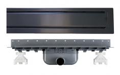 Purus Line STEEL afl�bspakke 800 mm - vandret - Sort