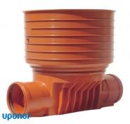 Uponor 110 x 425 mm TP1-br�nd, glat, lige genneml�b