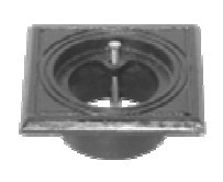 Duco 110 mm r&oslash;rbr&oslash;ndkarm uden rist/d&aelig;ksel, firkantet, GG