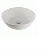 Lavabo Solid Surface �45 fritst�ende bowlevask - Uden overl�b - Hvid mat