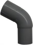 Plastmos B�jning grafit (60 grader) 75 mm.