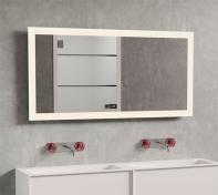 Copenhagen Bath Larvik sound 160 spejl m/mat hvid ramme