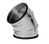 Lindab BFU B�jning 315 mm 45 gr falset galvaniseret