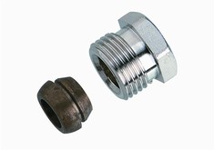 Danfoss klemfitting stål og kobberrør - 3/8 Ø12 mm