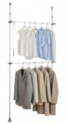 Wenko Hercules teleskopsystem basic til garderobe 75-120 cm - Hvid/Gr�