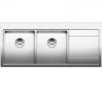 Blanco Divon II 8S-IF k�kkenvask - Venstrevendt - Rustfrit st�l