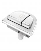 Gustavsberg h�j trykknap Duo, krom - Til Nautic toilet fra 2017 og frem