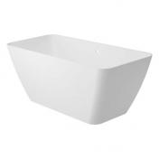 Str�mberg Sindal fritst�ende badekar 1590 x 705 mm - Mat hvid