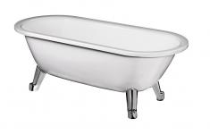 Gustavsberg fritst�ende badekar 6368 u/f�dder