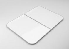 Outlet - Intra Eligo Sk�rebr�t, hvidt PP/TPE