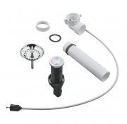 Grohe afl�bsarmatur m/trykknap - Krom