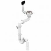 Lavabo Classic S2 bundventils�t inkl. vandl�s m/overl�b - Rustfrit st�l
