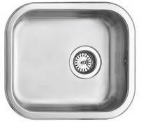 Alterna Uni k�kkenvask poleret med strainer 40x34cm