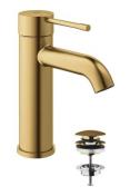 Grohe Essence New h�ndvaskarmatur m/push-open bundventil - B�rstet cool sunrise