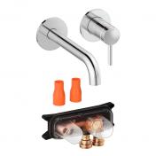 Damixa Iris komplet h�ndvaskarmatur til indbygning - Krom