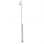 Frostline Duo fritst�ende udebruser m/selvluk - Rustfrit st�l