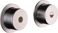 Vola A83 pneumatisk dobbelt trykknaps&aelig;t - Krom