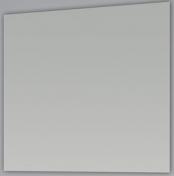 Badev&aelig;relsesspejl  enkeltlags - 51x36 cm