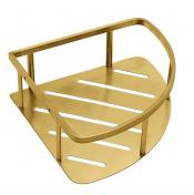 Pressalit hj&oslash;rnehylde - B&oslash;rstet messing