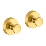 Damixa Zen h�ndkl�dekrog m/roset 2 stk. - B�rstet messing