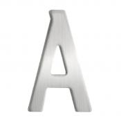 Beslagsboden postkassebogstav A - B�rstet rustfri st�l