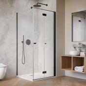 Str�mberg Noma 195 fastv�g med folded�r 800mm - H�jre - Mat sort