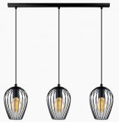Eglo Newtown pendler p� skinne - Sort