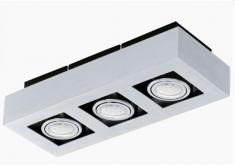 Outlet - Eglo Loke 3 LED spots - B�rstet Alu - 1 stk. tilbage