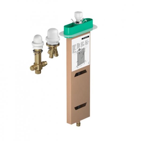 Hansgrohe indbygningsdel til 3-huls 1-grebs kararmatur til karkant Hansgrohe indbygningsdel til 3-huls 1-grebs kararmatur til karkant