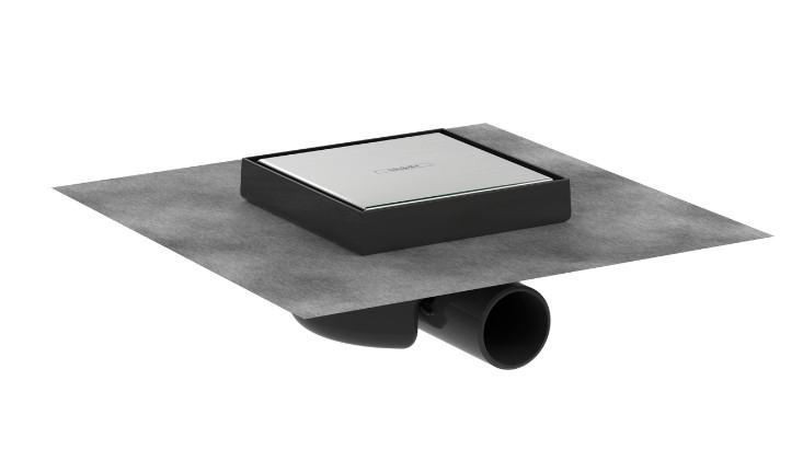 hansgrohe RainDrain Spot Vendbart kvadratisk afl&oslash;b 150/150