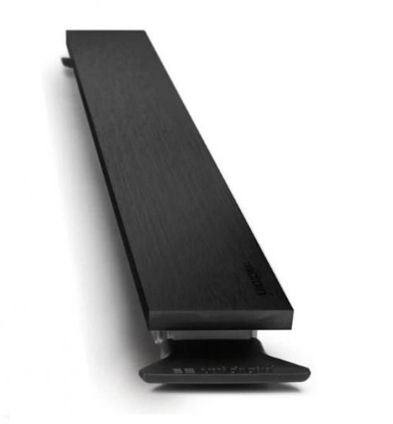 Unidrain Highline panel - B&oslash;rstet sort - 700 mm