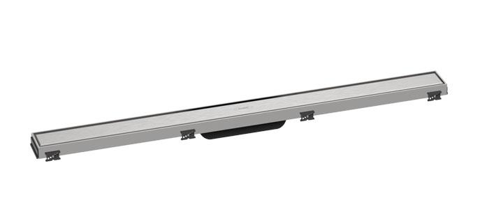 Hansgrohe RainDrain Match Kappes&aelig;t - 90 cm - B&oslash;rstet rustfri st&aring;l