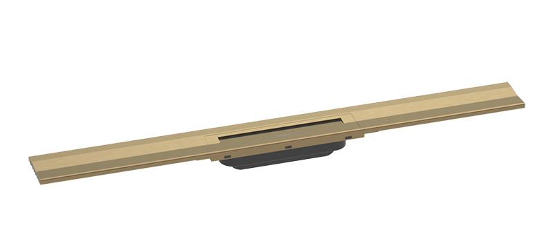 Hansgrohe RainDrain Flex afl&oslash;b (kan afkortes) t/bagv&aelig;g - 80 - B&oslash;rstet bronze