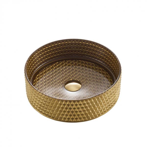 Cassøe Morello 36 fritstående bowlevask - Glas/Messing Cassøe Morello 36 fritstående bowlevask - Glas/Messing