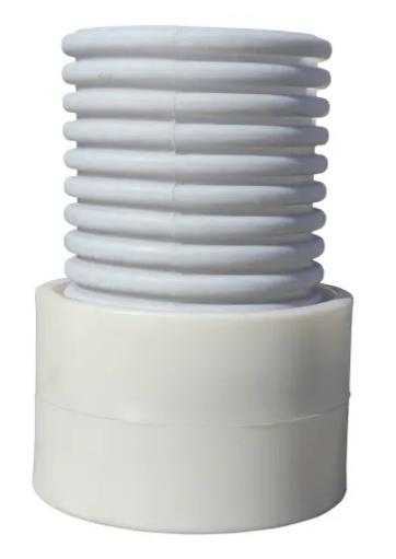 WaterCare 560/500 x 500 mm PE-forl&aelig;ngerr&oslash;r med muffe/gummiring