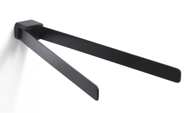 Hefe Piren dobbelt h&aring;ndkl&aelig;deholder - Mat sort