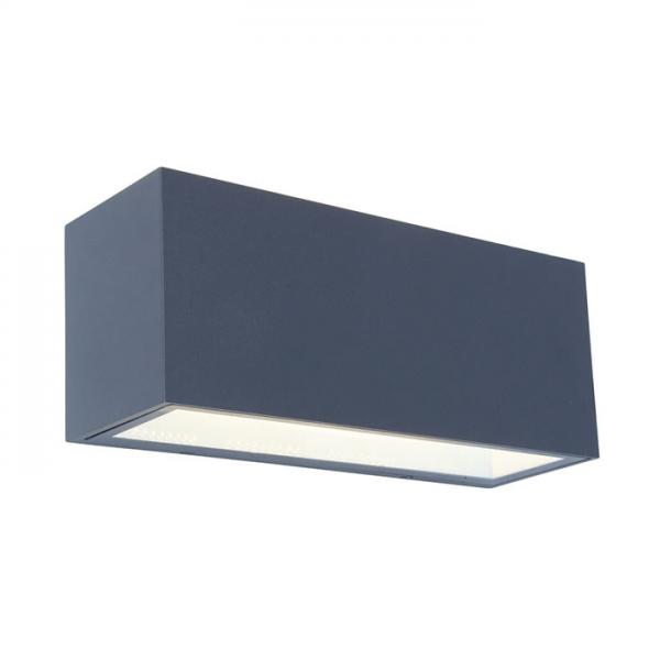 Lutec Architectural Gemini Large udendørslampe til væg 30 x 10,8 cm Lutec Architectural Gemini Large udendørslampe til væg 30 x 10,8 cm