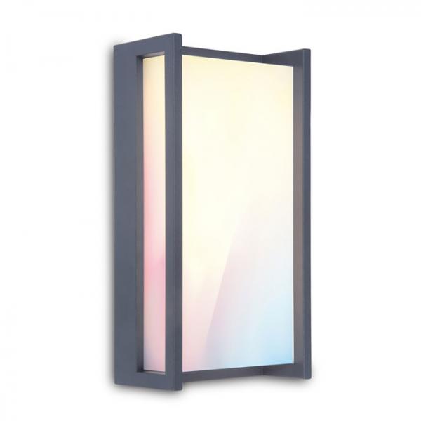 Lutec Connected Qubo udendørslampe til væg m/appstyring og farveskift Lutec Connected Qubo udendørslampe til væg m/appstyring og farveskift
