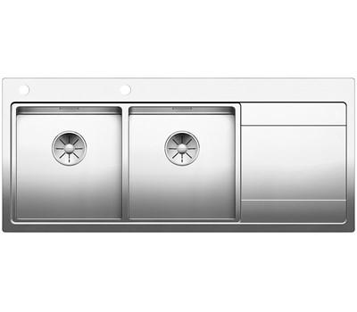 Blanco Divon II 8S-IF k&oslash;kkenvask - Venstrevendt - Rustfrit st&aring;l