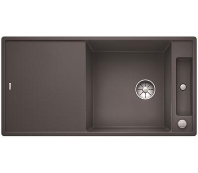 Blanco Axia III XL 6 S k&oslash;kkenvask m/sk&aelig;rebr&aelig;t - Klippegr&aring;