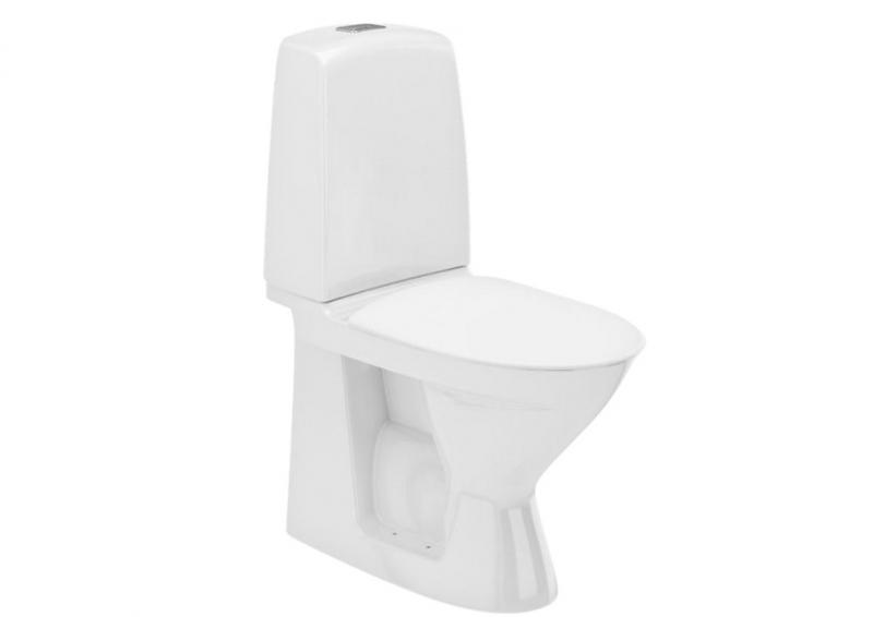 Ifö Spira gulvtoilet 6260 m/Rimfree og Ifö Clean - Med S-lås Ifö Spira gulvtoilet 6260 m/Rimfree og Ifö Clean - Med S-lås