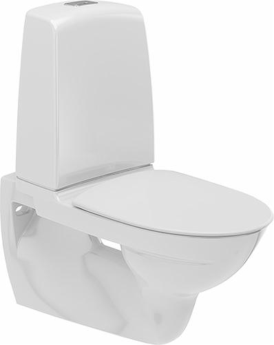 if&ouml; spira 6293 v&aelig;gh&aelig;ngt toilet med rimfree - Standardmodel