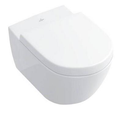 V&B Subway 2.0 v&aelig;gh&aelig;ngt toilet m.&aring;ben/skyllerand